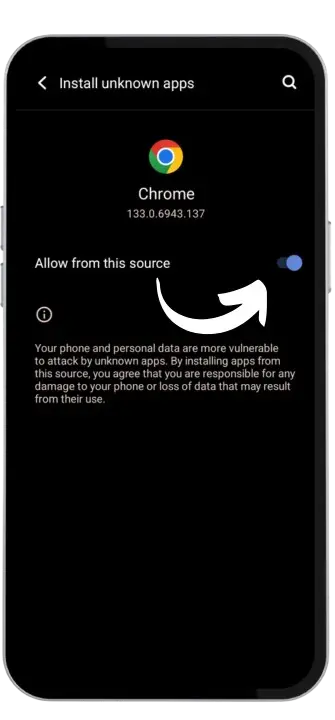 Allow Unknown Sources